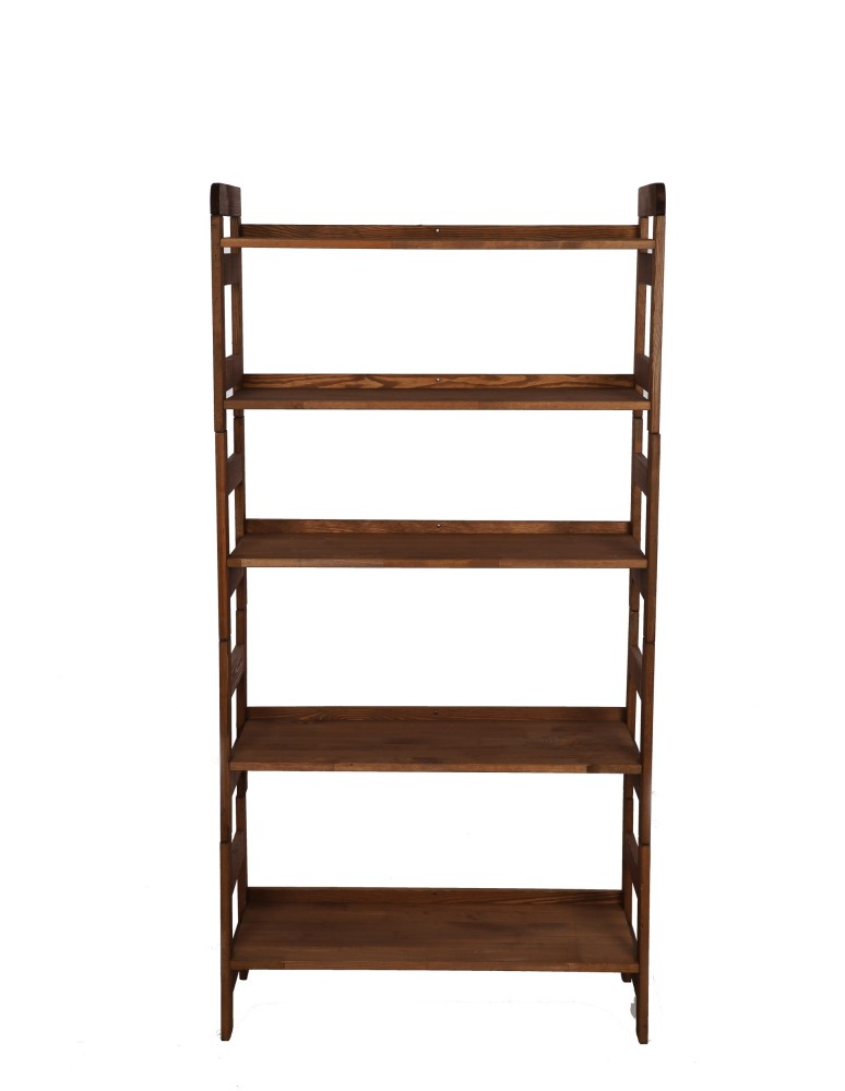 Regały - Regał Modułowy Prosty 159,2x80x34,4 cm 5 Półek BERDO Brązowy - product b2b.wamar.biz 2