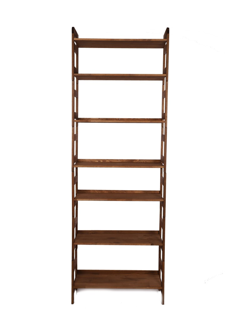 Regały - Regał Modułowy Prosty 236x80x34,4 cm 7 Półek BERDO Brązowy - product b2b.wamar.biz 2