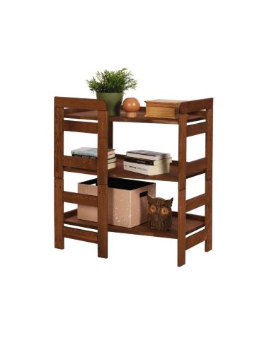 Regał Modułowy Wewnętrzny 82,4x72x44,8cm 3 Półki BERDO Brązowy