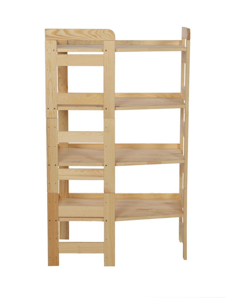 Regały - Regał Modułowy Wewnętrzny 120,8x72x44,8cm 4 Półki BERDO Surowy - product b2b.wamar.biz 2