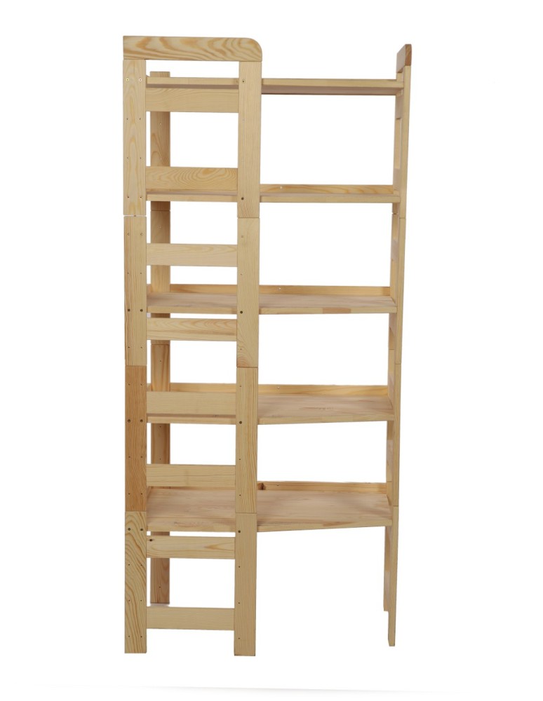 Regały - Regał Modułowy Wewnętrzny 159,2x72x44,8cm 5 Półek BERDO Surowy - product b2b.wamar.biz 4