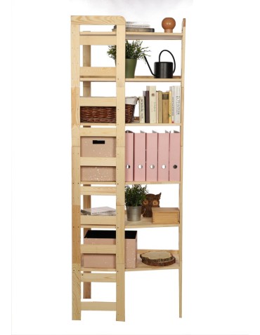 Regał Modułowy Wewnętrzny 197,6x72x44,8cm 6 Półek BERDO Surowy - product 2