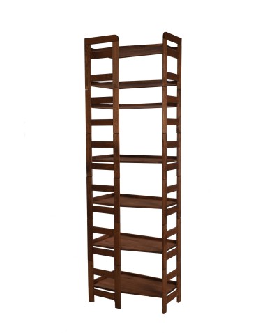 Regały - Regał Modułowy Wewnętrzny 236x72x44,8cm 7 Półek BERDO Brązowy - produkt 4