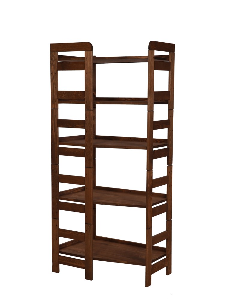 Regały - Regał Modułowy Wewnętrzny 159,2x72x44,8cm 5 Półek BERDO Brązowy - product b2b.wamar.biz 3