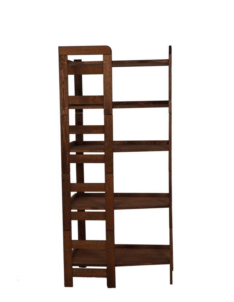 Regały - Regał Modułowy Wewnętrzny 159,2x72x44,8cm 5 Półek BERDO Brązowy - product b2b.wamar.biz 5