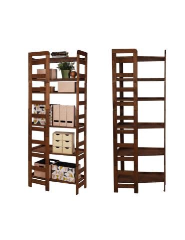 Regał Modułowy Wewnętrzny 197,6x72x44,8cm 6 Półek BERDO Brązowy