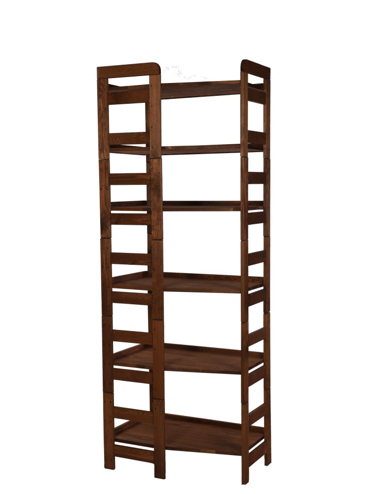 Regały - Regał Modułowy Wewnętrzny 197,6x72x44,8cm 6 Półek BERDO Brązowy - product b2b.wamar.biz 4