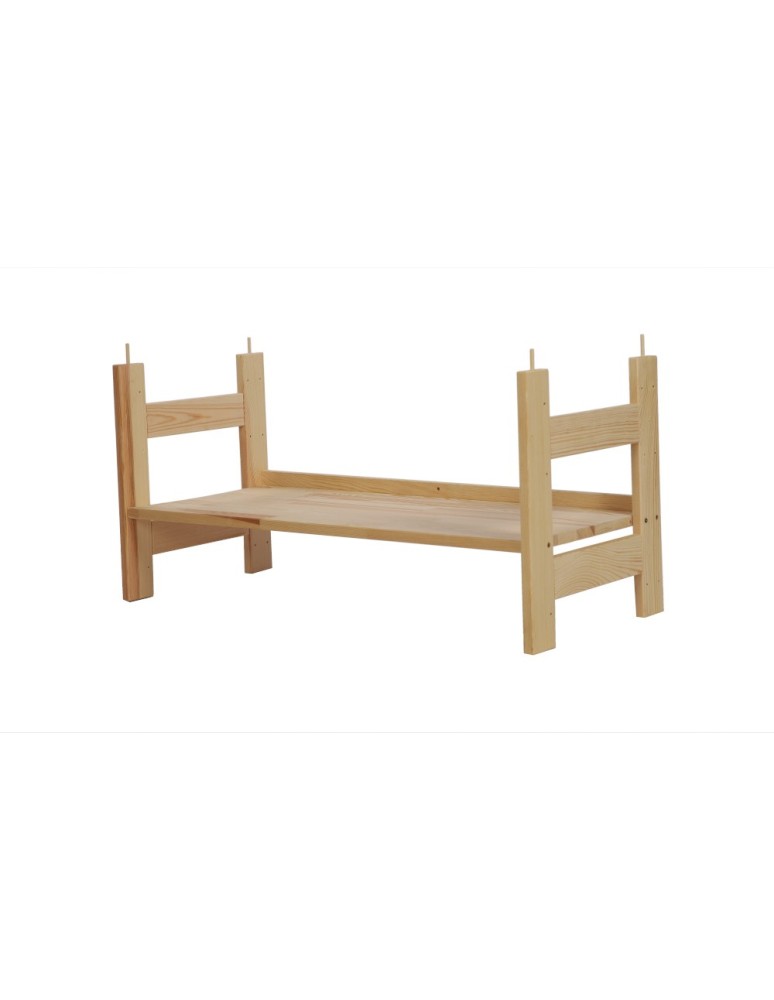 Regały - Moduł Nadstawka Prosta 38,4x80x34,4 cm 1 Półka BERDO Surowy - product b2b.wamar.biz 5