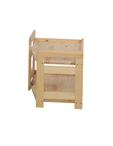 Regały - Regał Modułowy Wewnętrzny 44x72x44,8cm 2 Półki BERDO Surowy - product 4