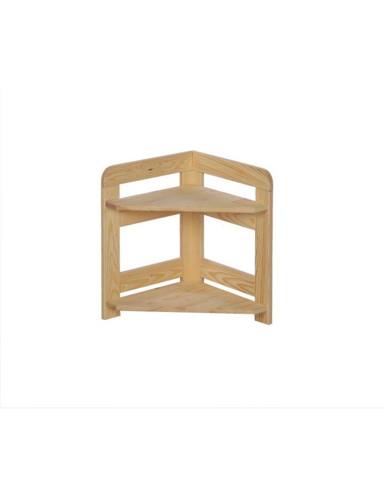 Regały - Regał Modułowy Narożnik 44x34,4x34,4cm 2 Półki BERDO Surowy - product b2b.wamar.biz 4