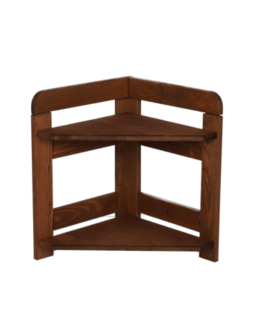 Regał Modułowy Narożnik 44x34,4x34,4cm 2 Półki BERDO Brązowy