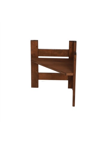 Moduł Nadstawka Narożna 38,4x34,4x34,4cm 1 Półka BERDO Brązowy - product 2