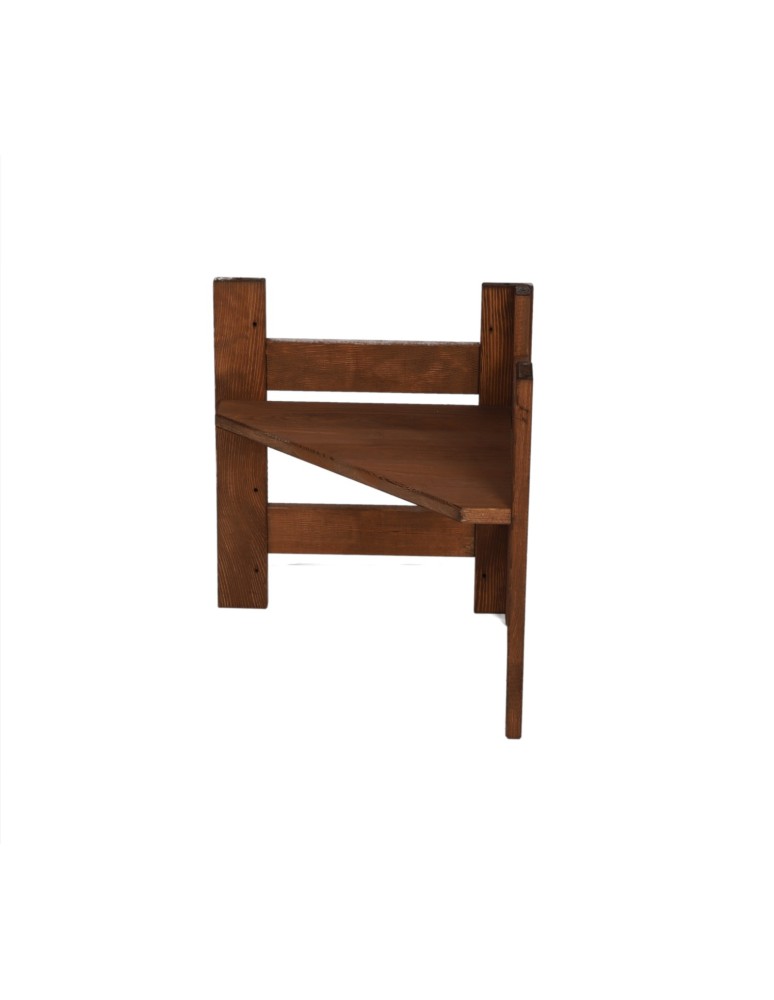 Regały - Moduł Nadstawka Narożna 38,4x34,4x34,4cm 1 Półka BERDO Brązowy - product b2b.wamar.biz 2