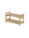 Regał Modułowy Prosty 44x80x34,4 cm 2 Półki BERDO Surowy