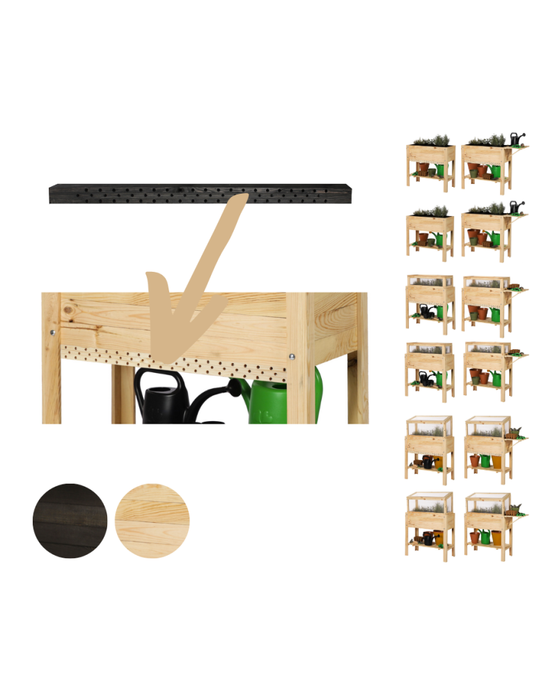 Miniszklarnie i Inspekty - Domek dla owadów do ziołownika OBL - Czarny - product b2b.wamar.biz 1