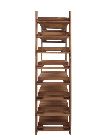 Regały - MAXI Regał Drewniany na 63 butelki 115x80x30 cm Olcha - product 5