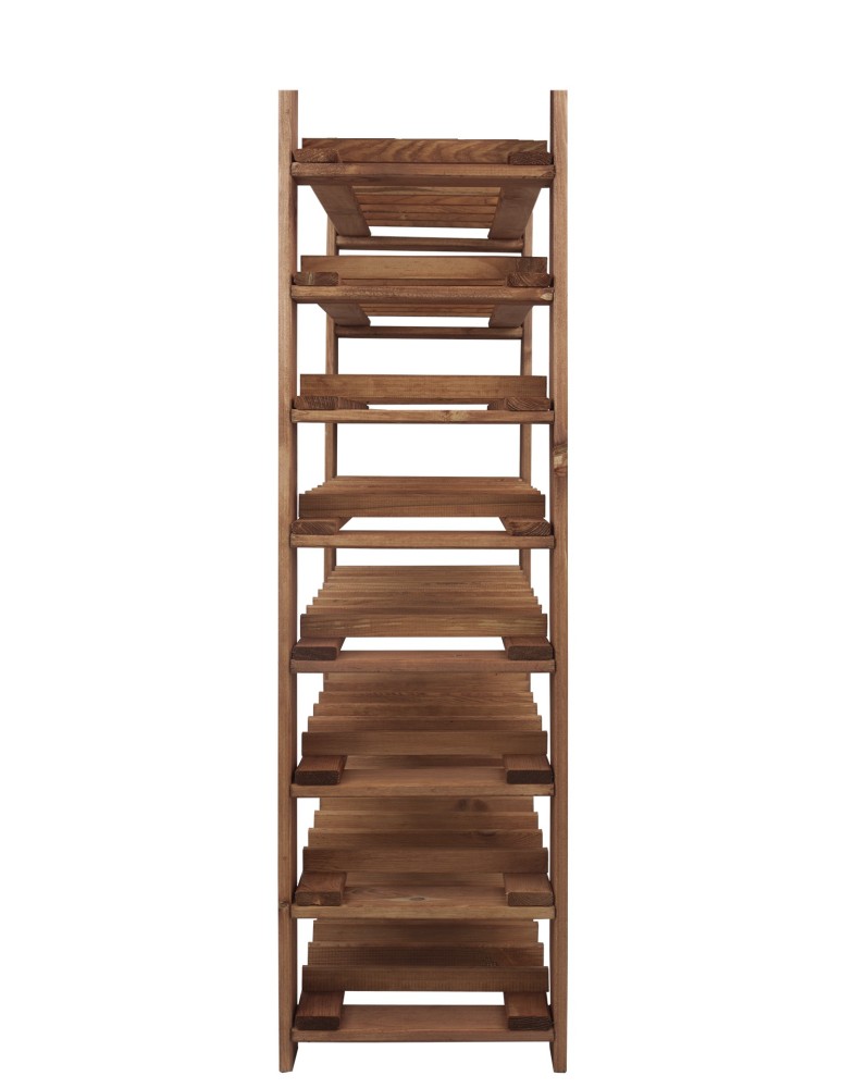 Regały - MAXI Regał Drewniany na 63 butelki 115x80x30 cm Olcha - product b2b.wamar.biz 5