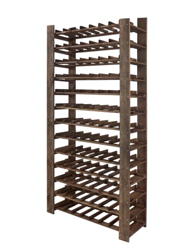 Strona główna - Regał Drewniany na 91 butelek 166,4x80x30 cm Brązowy - product 4