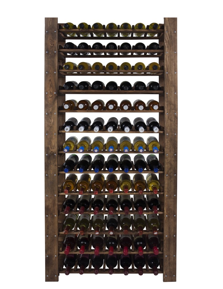 Strona główna - Regał Drewniany na 91 butelek 166,4x80x30 cm Brązowy - product b2b.wamar.biz 5