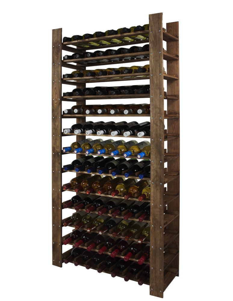 Strona główna - Regał Drewniany na 91 butelek 166,4x80x30 cm Brązowy - product b2b.wamar.biz 6