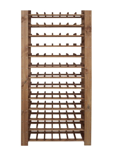 Regały - Regał Drewniany na 91 butelek 166,4x80x30 cm Olcha - product 3