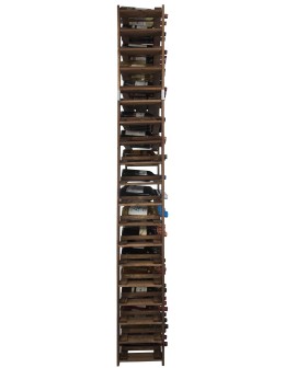 MAXI Regał Drewniany na 126 butelek 230x80x30 cm Brązowy - product 2