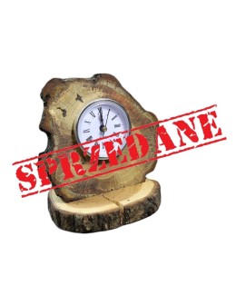 Zegary Stojący Meblowy /Dąb z Korą/ Unikat 153804