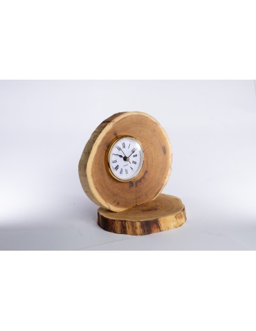 Zegary i Stacje Pogodowe - Zegar Stojący do Sypialni /Akacja bez Kory - product 4