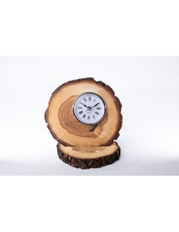 Zegar Stojący na Kominek /Dębowy z Korą - product 2