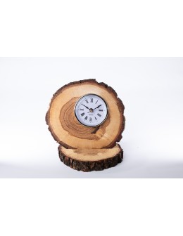 Zegar Stojący na Kominek /Dębowy z Korą - product 2