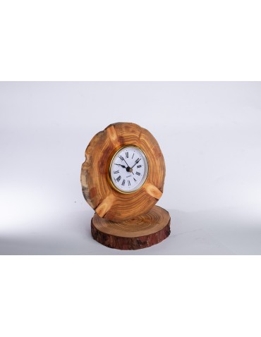 Zegary i Stacje Pogodowe - Zegar Stojący Kominkowy /Modrzew bez kory - product 4