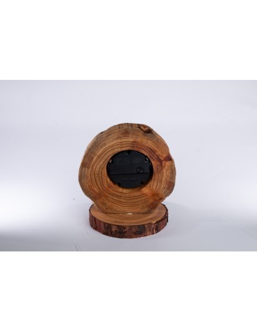 Zegary i Stacje Pogodowe - Zegar Stojący Kominkowy /Modrzew bez kory - product 6