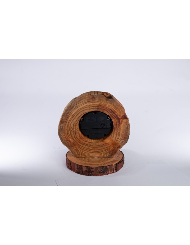 Zegary i Stacje Pogodowe - Zegar Stojący Kominkowy /Modrzew bez kory - product b2b.wamar.biz 6