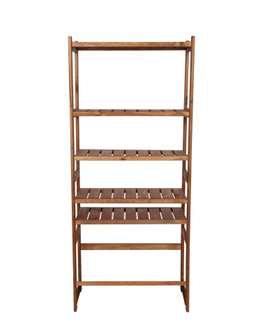 Regały - Regał drewniany do spiżarni LSR P500S1 Brązowy - product 4