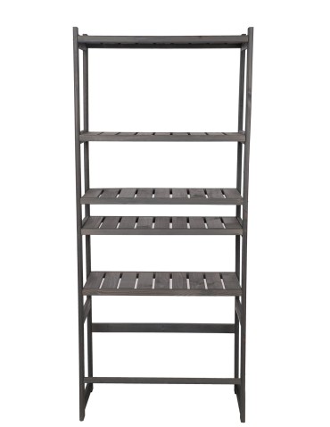 Regały - Drewniany regał do spiżarni LSR P500S1 Szary - product 4