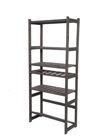 Regał drewniany do spiżarni LSR P4W1S1 Szary - product 2