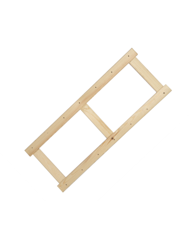 Bok do regału drewnianego LSR ramka noga 85,8 cm Naturalny