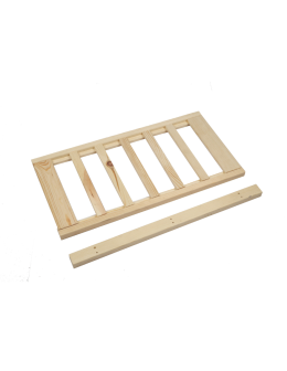 Półka na skrzynki do regału drewnianego LSR Naturalny