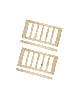 Półka 2 szt na skrzynki do regału drewnianego LSR Naturalny