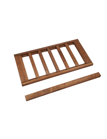 Półka na skrzynki do regału drewnianego LSR Brązowy