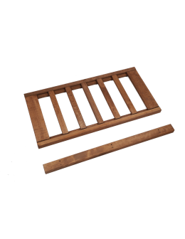 Półka na skrzynki do regału drewnianego LSR Brązowy