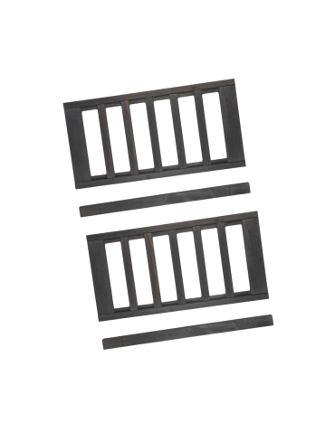 Półka 2 szt na skrzynki do regału drewnianego LSR Szary