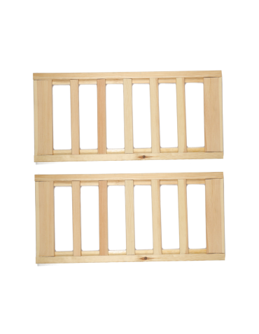 Półka na butelki 2 szt do regału drewnianego LSR Naturalny - product 2