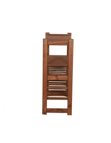 Regał drewniany do spiżarni LSR P2W3S0 Brązowy - product 2