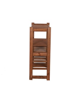 Regał drewniany do spiżarni LSR P2W3S0 Brązowy - product 2