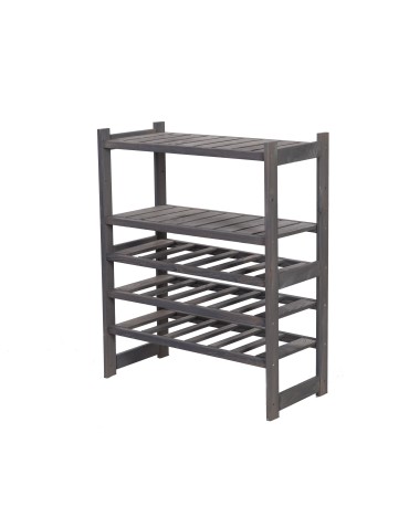 Regał drewniany do spiżarni LSR P2W3S0 Szary - product 2