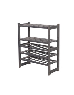 Regał drewniany do spiżarni LSR P2W3S0 Szary - product 2