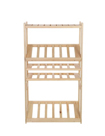 Regał drewniany do spiżarni LSR P1W2S2 Naturalny - produkt 2