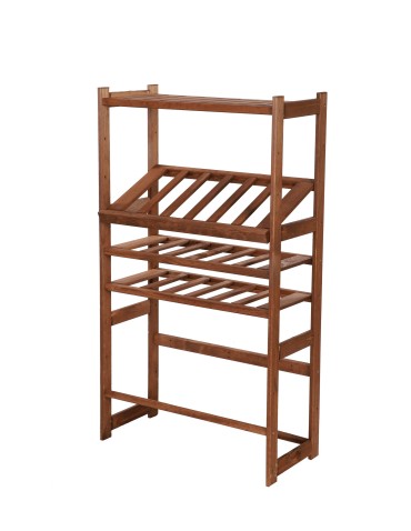 Regał drewniany do spiżarni LSR P1W2S2 Brązowy - produkt 2