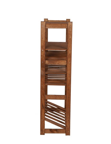 Regał drewniany do spiżarni LSR P2W3S1 Brązowy - produkt 2